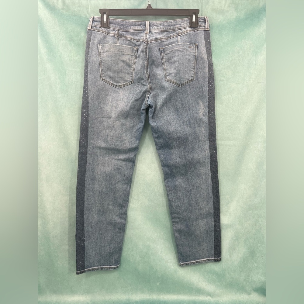 Bebe Rhinestone Denim 30 - Picture 3 of 12